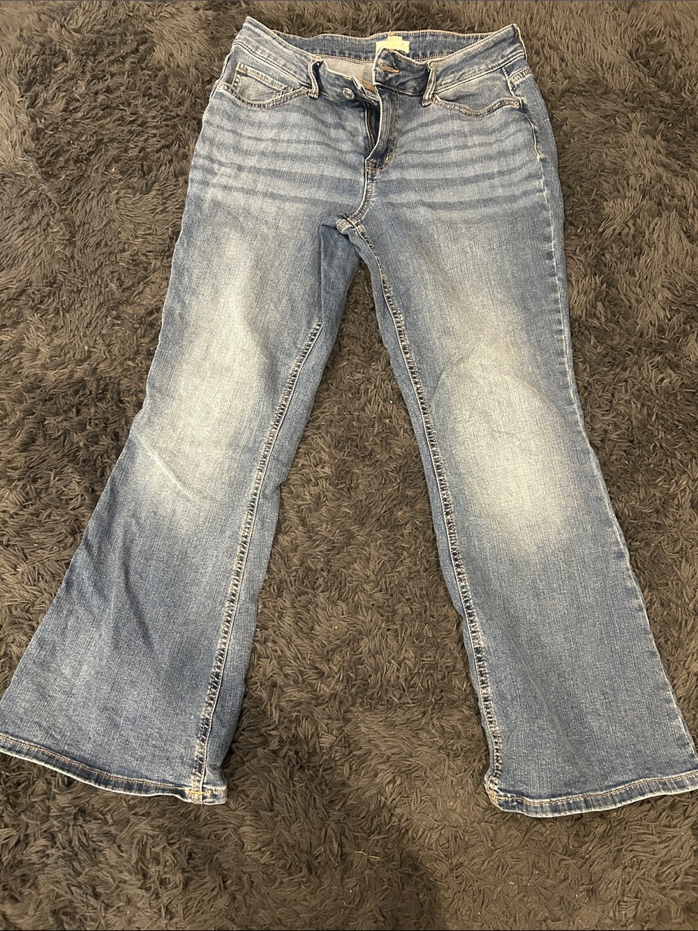 Maurices Light Blue Flare Jeans
